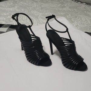 Heel Ankle strap open toe sandal